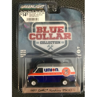 GREENLIGHT COLLECTIBLES GLC 35180-E 1987 GMC VANDURA 2500 BLUE COLLAR COLLECTION 1/64 DIE-CAST