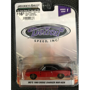 GREENLIGHT COLLECTIBLES GLC 39040-C MO'S 1969 DODGE CHARGER MAY-HEM DETROIT SPEED, INC. SERIES 1 1/64