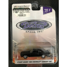 GREENLIGHT COLLECTIBLES GLC 39040-D STUART ADAMS 1969 CHEVROLET CAMARO TUX DETROIT SPEED, INC. SERIES 1 1/64