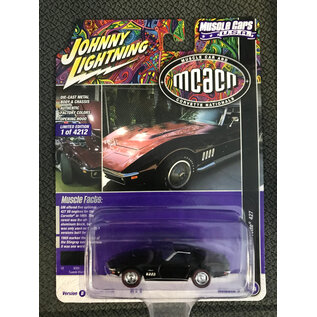 JOHNNY LIGHTNING JL 05403 1969 CHEVY CORVETTE 427 TUXEDO BLACK 1/64 DIE-CAST