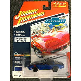 JOHNNY LIGHTNING JL 05820 1979 CHEVY CORVETTE TRIBUTE GRAND SPORT BLUE