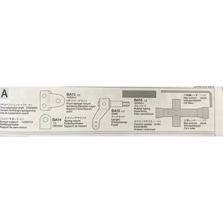 TAMIYA TAM 19401790 9401790 Metal A parts bag Fast Attack
