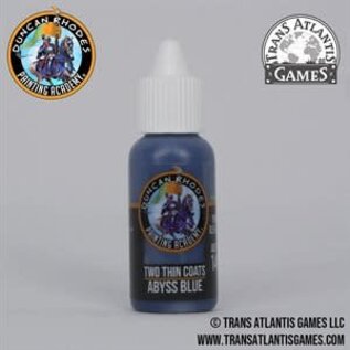 Duncan Rhodes Painting Academy TTCDR-10070 Two Thin Coats: Abyss Blue