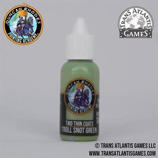 Duncan Rhodes Painting Academy TTCDR-10075 Two Thin Coats: Troll Snot Green