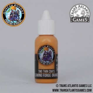 Duncan Rhodes Painting Academy TTCDR-10103 Two Thin Coats: Flaming Forge Orange