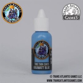 Duncan Rhodes Painting Academy TTCDR-10102 Two Thin Coats: Gigawatt Blue