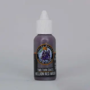 Duncan Rhodes Painting Academy TTCDR-10112 Two Thin Coats: Hellion Red Wash
