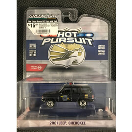 GREENLIGHT COLLECTIBLES GLC 43040-E 2001 JEEP CHEROKEE HOT PURSUIT SERIES 46 1/64 DIE-CAST