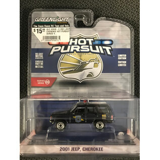 GREENLIGHT COLLECTIBLES GLC 43040-E 2001 JEEP CHEROKEE HOT PURSUIT SERIES 46 1/64 DIE-CAST