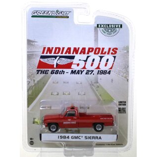 GREENLIGHT COLLECTIBLES GLC 30408 1984 GMC SIERRA 68TH INDIANAPOLIS 500 1/64 DIE-CAST