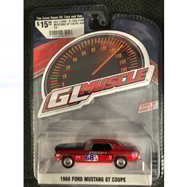 GREENLIGHT COLLECTIBLES GLC 13360-B 1968 FORD MUSTANG GT COUPE #68 CHARLIE HENRY SCCA RACE CAR GL MUSCLE SERIES 29 1/64 DIE-CAST