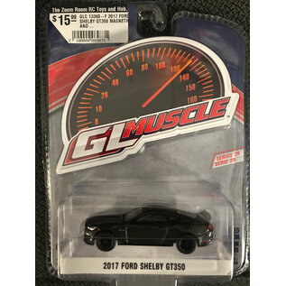 GREENLIGHT COLLECTIBLES GLC 13360-F 2017 FORD SHELBY GT350 MAGNETIC AND BLUE GL MUSCLE SERIES 29 1/64 DIE-CAST