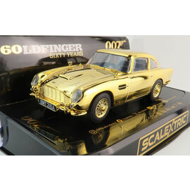 SCALEXTRIC SCA C4550A JAMES BOND ASTON MARTIN DB5 (GOLDFINGER 60TH ANNIVERSARY GOLD EDITION) SLOTCAR 1/32