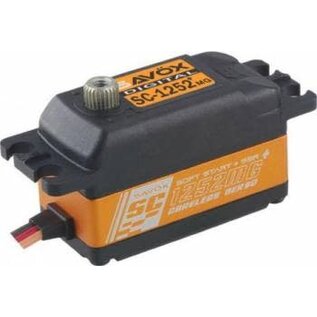 Savox SAV SC1252MGP Super Speed Low Profile Digital Servo with Soft Start, 0.07sec / 97.2oz @ 6V