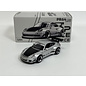 POP RACE PR 64-130 RWB 997 SILVER - Pop Race 1/64 die-cast