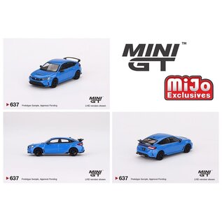 TSM MGT 00637 Honda Civic Type R Boost Blue Pearl 2023 - Mini GT - 1/64 die-cast
