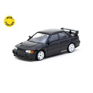 TARMAC WORKS T64G-050-BK Mitsubishi Lancer GSR Evolution III - Black - Tarmac Works - 1/64