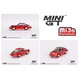 TSM MGT 00695 Porsche 901 1963 Signal Red - Mini GT - 1/64 die-cast