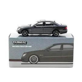 TARMAC WORKS T64G-072-GY Mercedes-Benz S65 AMG - Grey - Tarmac Works - 1/64 die-cast