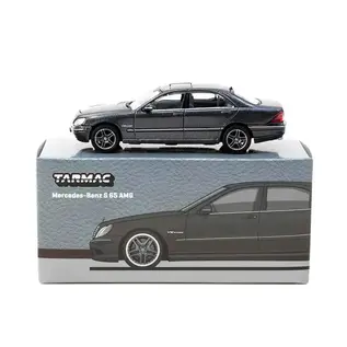 TARMAC WORKS T64G-072-GY Mercedes-Benz S65 AMG - Grey - Tarmac Works - 1/64 die-cast