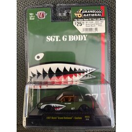 M2 M2 31500-HS55 1987 Buick Grand National Shark Mouth - Primer Green - M2 Machine - 1/64 die-cast