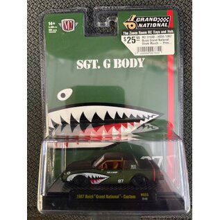 M2 M2 31500-HS55 1987 Buick Grand National Shark Mouth - Primer Green - M2 Machine - 1/64 die-cast