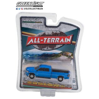 GREENLIGHT COLLECTIBLES GLC 35230-F 2021 RAM 3500 BIG HORN SPORT 4X4 1/64 DIE-CAST ALL-TERRAIN SERIES 13