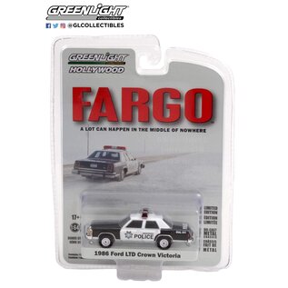 GREENLIGHT COLLECTIBLES GLC 44950-B 1986 FORD LTD CROWN VICTORIA 1/64 DIE-CAST (FARGO)