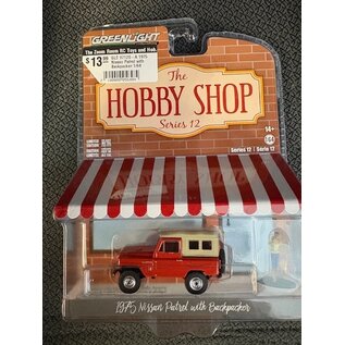 GREENLIGHT COLLECTIBLES GLC 97120-A 1975 Nissan Patrol with Backpacker 1/64 die-cast