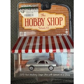 GREENLIGHT COLLECTIBLES GLC 97120-B 1979 Ford Mustang Coupe Ghia with Woman in a Dress 1/64 die-cast