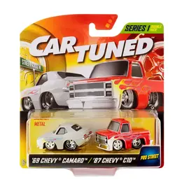 MGA ENTERTAINMENT MGA 592532 1969 CHEVY CAMARO / 1987 CHEVY C10 CAR TUNED - 2pk - SERIES 1 ASST