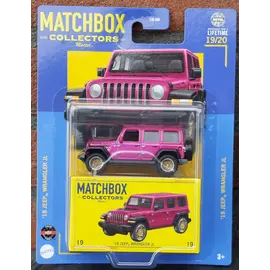HOT WHEELS MB HVW24 2018 JEEP WRANGLER JL 19/20 1/64 DIE-CAST