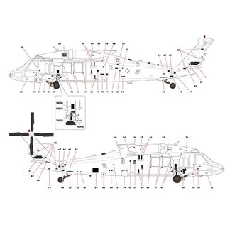 Academy/Model Rectifier Corp. ACA 12135 Academy 1/35 UH-60M Black Hawk (New Tooling)