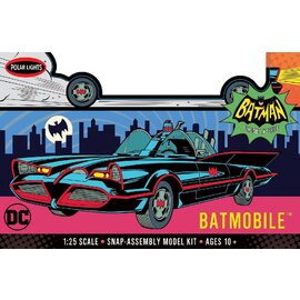 POLAR LIGHTS POL 1007 Polar Lights TV Batmobile Snap 1/25 Model Kit (Level 2)