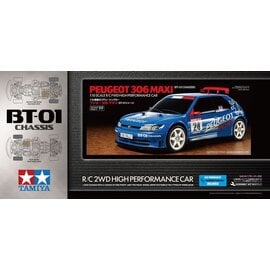 TAMIYA TAM 58746-600 PEUGEOT 306 MAXI BT-01 CHASSIS 1/10 W/ESC