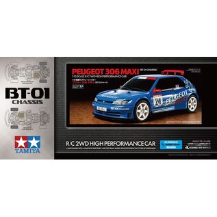 TAMIYA TAM 58746-600 PEUGEOT 306 MAXI BT-01 CHASSIS 1/10 W/ESC