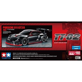 TAMIYA TAM 58745-600 PORSCHE 911 GT3 R (992) TT-02 CHASSIS W/ESC
