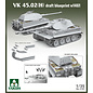 TAKOM TAK 2191 Takom 1/35 VK 45.02(H) draft blueprint w 1461