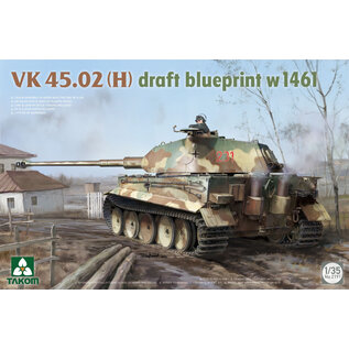 TAKOM TAK 2191 Takom 1/35 VK 45.02(H) draft blueprint w 1461