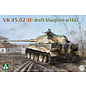TAKOM TAK 2191 Takom 1/35 VK 45.02(H) draft blueprint w 1461