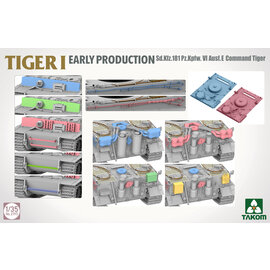 TAKOM TAK 2195 Takom 1/35 Tiger I Early-Production Sd.Kfz.181 Pz.Kpfw.VI Ausf.E Command Tiger