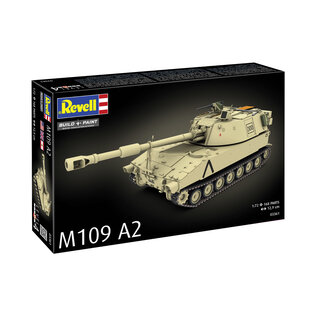 REVELL GERMANY REV 03361 M109 A2 1/72 PLASTIC MODEL