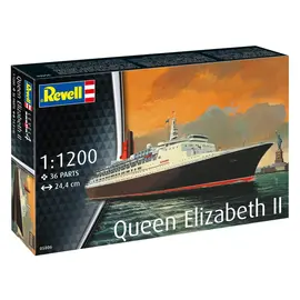 REVELL GERMANY REV 05806 1/1200 Queen Elizabeth II PLASTIC MODEL
