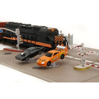 JADA TOYS JAD 34915 Jada Nano "Hollywood Rides" Nano Scene - Fast & Furious - Final Race Train Scene
