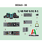 ITALERI ITA 92645 FIAT G.91 R 1/48 PLASTIC MODEL