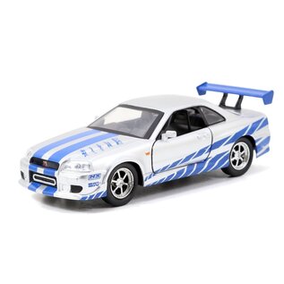 JADA TOYS JAD 31980 Jada 1/32 "Fast & Furious" Twin Packs Brian's Nissan Skyline & Brian's Nissan Skyline