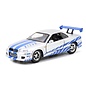 JADA TOYS JAD 31980 Jada 1/32 "Fast & Furious" Twin Packs Brian's Nissan Skyline & Brian's Nissan Skyline