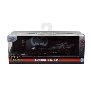 JADA TOYS JAD 31704 Jada 1/32 "Hollywood Rides" 1989 Batman Batmobile with Batman