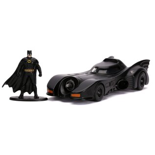 JADA TOYS JAD 31704 Jada 1/32 "Hollywood Rides" 1989 Batman Batmobile with Batman
