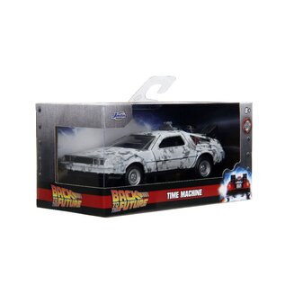 JADA TOYS JAD 34785 Jada 1/32 "Hollywood Rides" Back To The Future Time Machine Frost Version